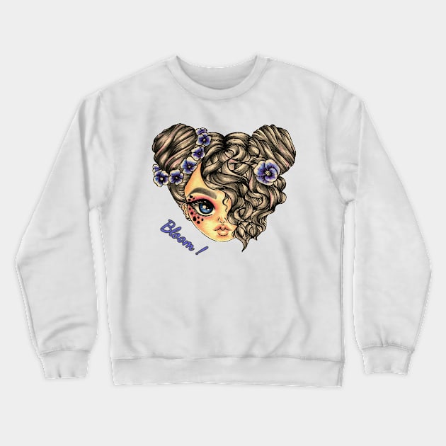 Bloom Crewneck Sweatshirt by DrawingsInBloom